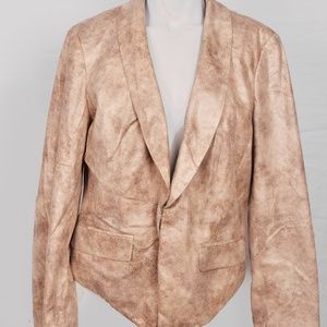 INC International Concepts Faux-Snakeskin Jacket